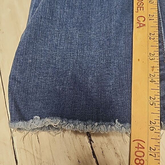 Madewell Cali Demi-Boot Jeans Kick Flare Crop Fleetwood Wash Size 28 - Picture 8 of 12